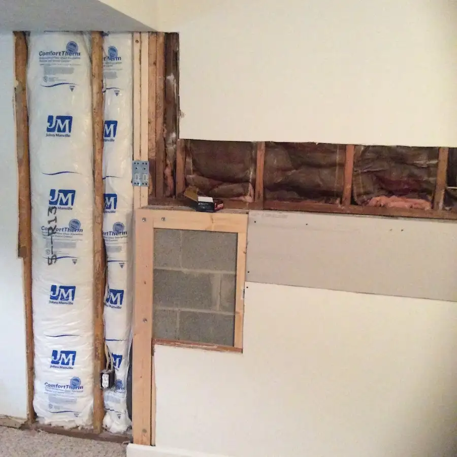 Wall insulation replacement during Contents Cleaning & Restoration in Orland